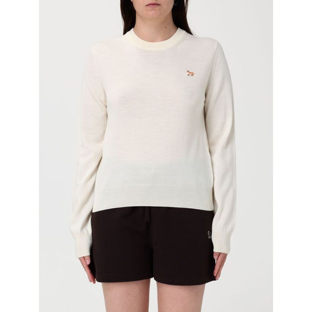 Maison Kitsune Women Maison Kitsune Merino Wool Crew-Neck Pullover